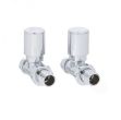 Picture of Pair Mod Straight Radiator Valves Chro