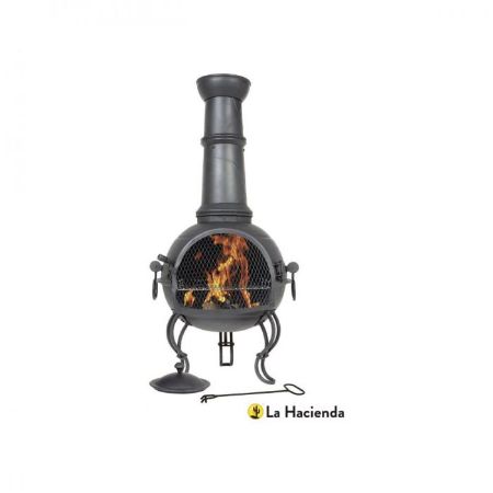 Picture of Murcia Large Steel Chimenea With Grill