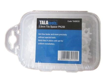 Picture of Tala 2.5mm Tile Spacers Pk 250     