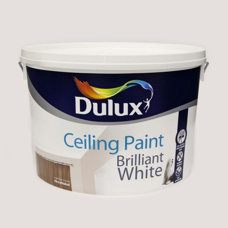 Topline Doyles.10LTR Dulux Ceiling Paint Brilliant White