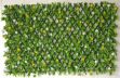Picture of Wonderwall White/Yellow Flower Pe Leaf Trellis 100cm x 200cm