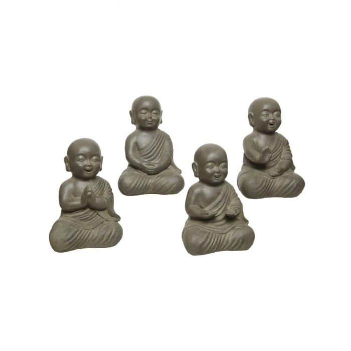 Picture of Brown Fibre Clay Buddhas - 35cm