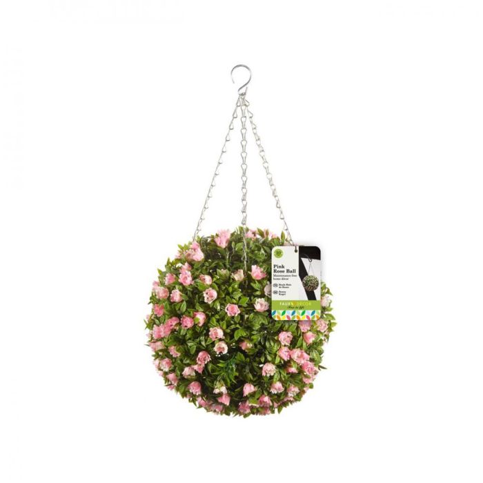 Picture of Topiary Pink Rose Ball - 30cm