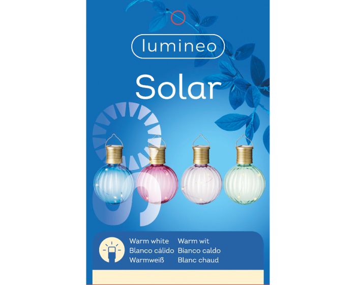 Picture of Solar Garden Light Plastic (4 assorted colours)