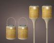 Picture of Solar Light Metal set of 4 - Natural Colours