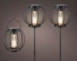 Picture of Solar Light Plastic set of 3 - Black