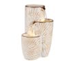 Picture of Fountain 3-Tier Jar Off White