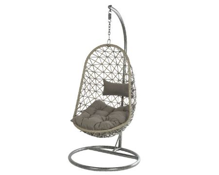 Picture of Bologna Hanging Egg Chair (Grey)