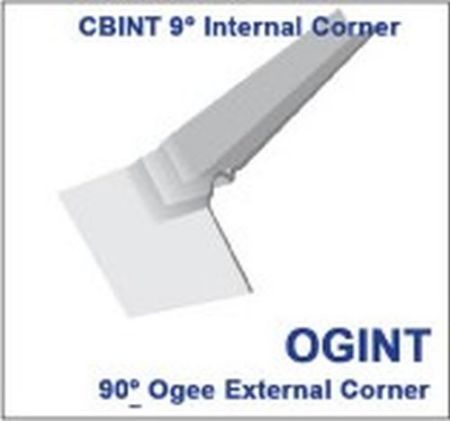 Picture of Ogee Fascia,90° Ogee Internal Corner,Colour:  White