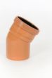 Picture of Wavin single socket short radius bends -45 °, 110mm