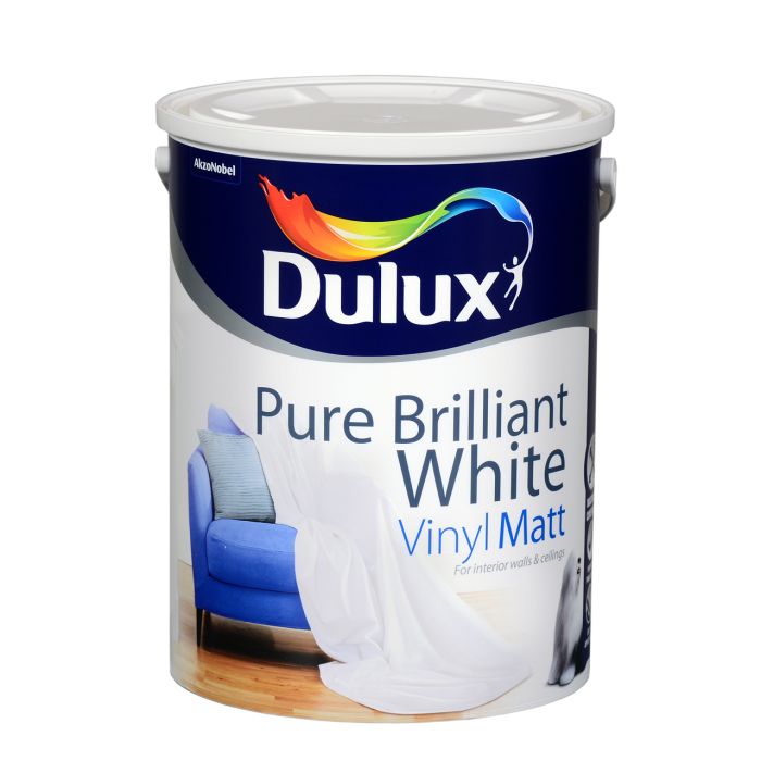 Picture of 5ltr Dulux Vinyl Matt Pure Brilliant White