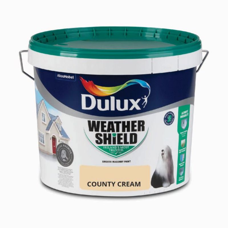 Topline Doyles.10ltr Dulux Weathershield County Cream
