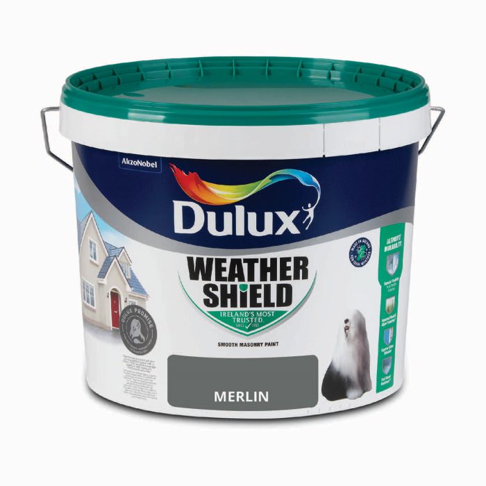 Picture of 10ltr Dulux Weathershield Merlin