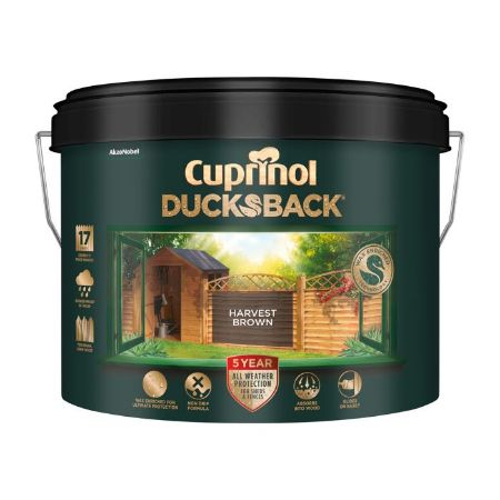 Show details for 9ltr Cuprinol Ducksback Harvest Brown Picture of 9ltr Cuprinol Ducksback Harvest Brown