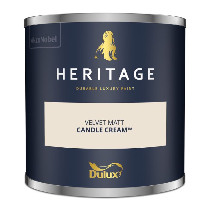 Picture of 125ml Dulux Heritage Tester Candle Cream