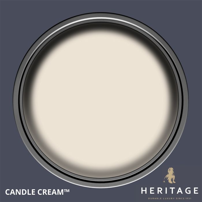 Picture of 125ml Dulux Heritage Tester Candle Cream