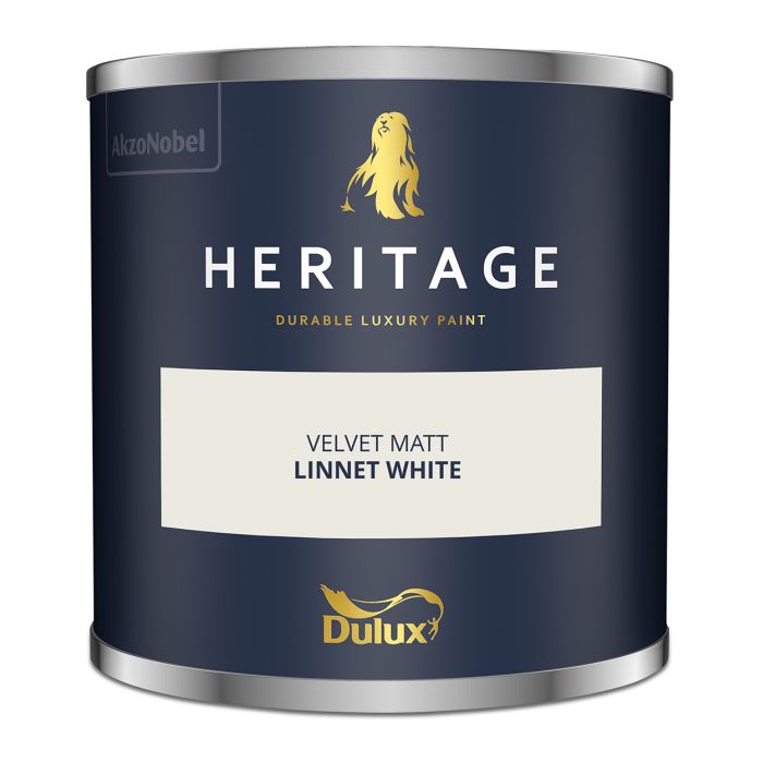 Picture of 125ml Dulux Heritage Tester Linnet White