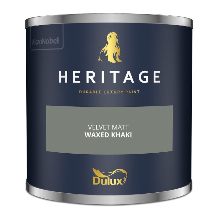 Picture of 125ml Dulux Heritage Tester Waxed Khaki