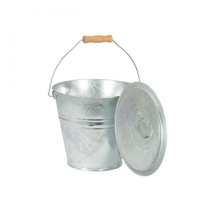 Picture of Sirocco Galvanised Ash Bucket & Lid