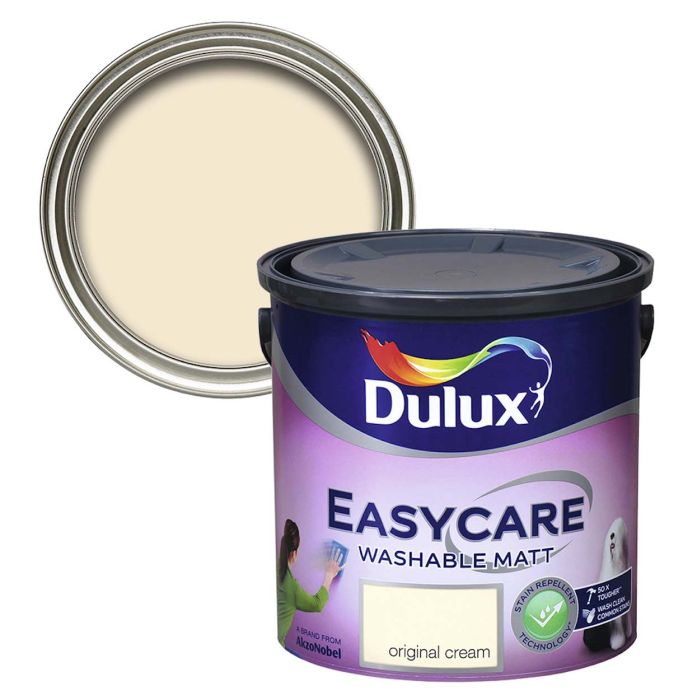 Picture of 2.5lt Dulux Easycare Washable Matt Original Cream