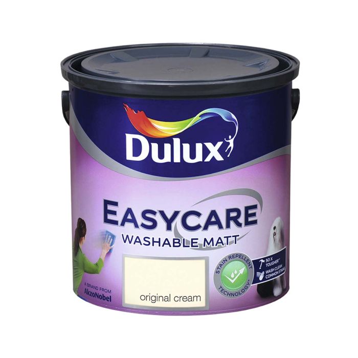 Picture of 2.5lt Dulux Easycare Washable Matt Original Cream