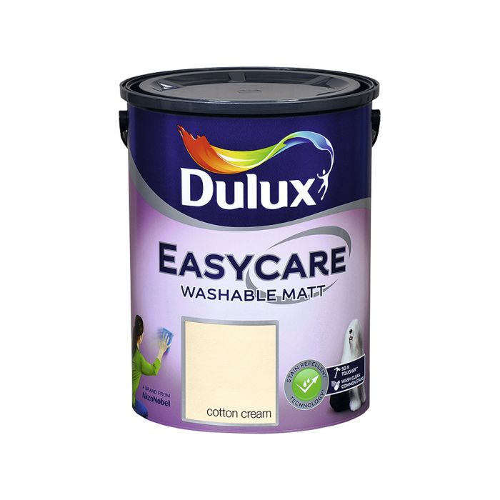 Picture of 5lt Dulux Easycare Matt Cotton Cream
