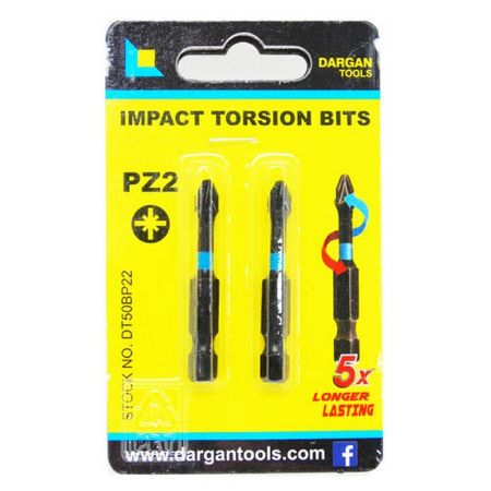 Picture of DT50BP22 POZI NO 2 BITS 50MM LONG