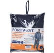 Picture of Portwest - Classic Rain Jacket - Navy, Size: XXL, L440NARXXL