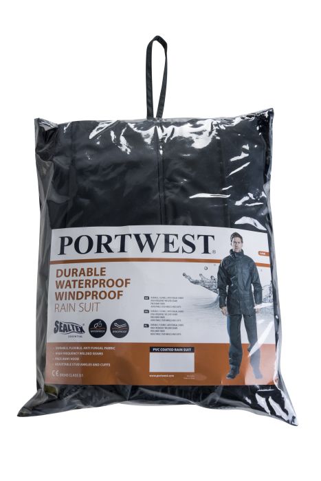 Picture of Portwest Sealtex Essential Rainsuit Size: Small , L450NARS 