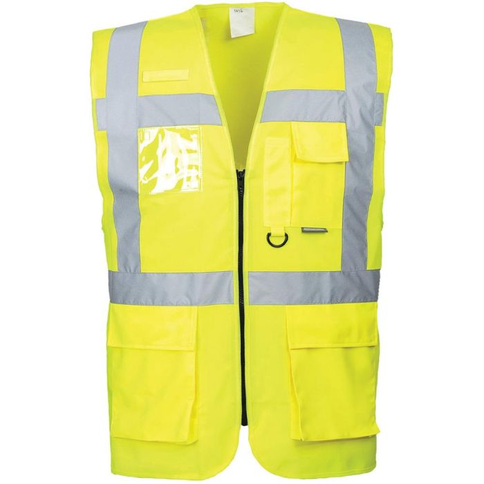 Picture of Portwest - Hi Viz Executive Vest Yellow ,Size: Large , S476YERL 