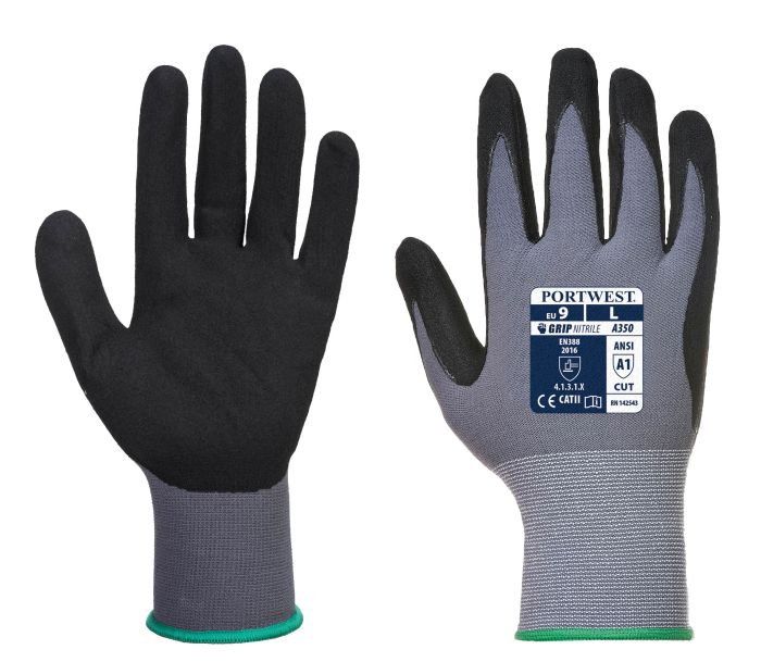 Picture of Portwest - Dermitex Glove  , Size: XL , A350BKRXL 