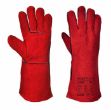 Picture of Portwest - Welders Gauntlet - Red, Size: XL, A500 RG50 
