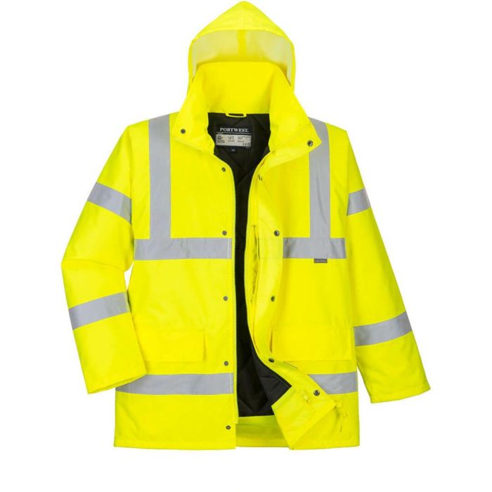 Picture of Portwest - Hi Viz Bomber Jacket Yellow  ,Size: Med , S463YERM 