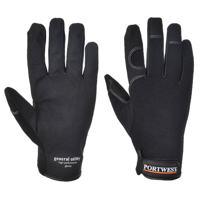 Picture of Portwest - General Utility – High Performance Glove - Black, Size: XL, A700BKRXL