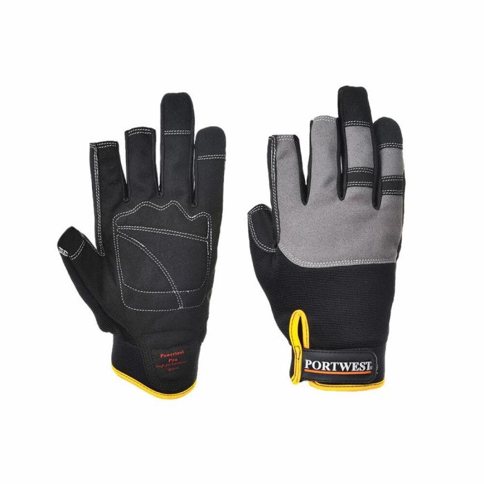 Picture of Portwest - Powertool Pro - High Performance Glove - Black, Size: Large, A740BKRL