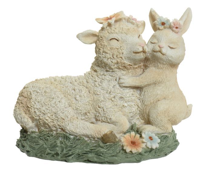 Picture of Sheep And Bunny Polyresin