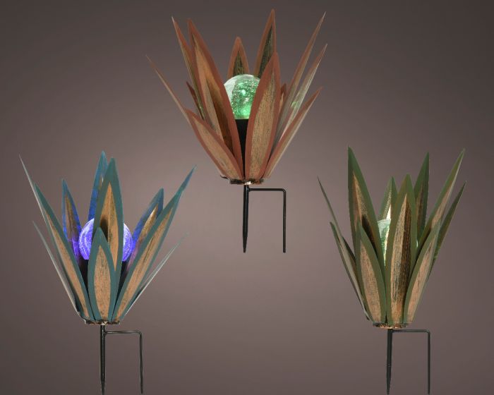 Picture of Solar Stake Light Flower 1 of 3 Assorted