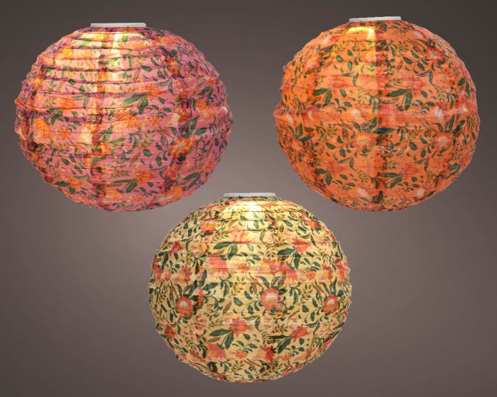 Picture of Floral Solar Lantern
