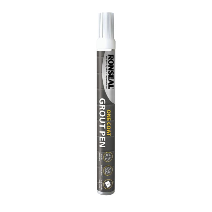 Picture of Ronseal One Coat Grout Pen White 7ml
