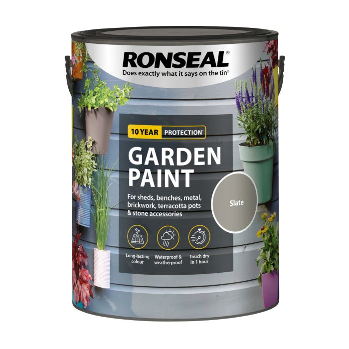 Picture of Ronseal 5ltr  Garden Paint Slate