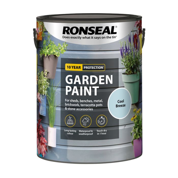 Picture of Ronseal 5ltr  Garden Paint Cool Breeze