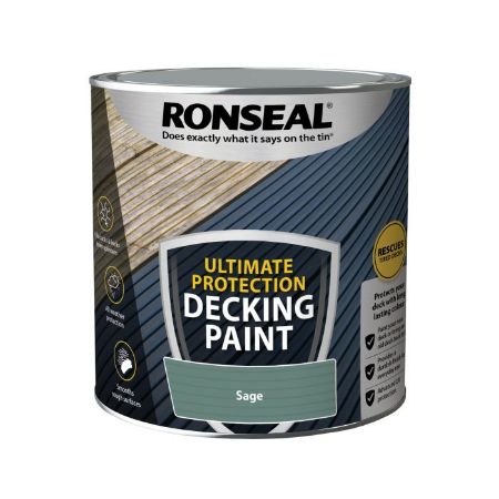 Picture of Ronseal 2.5ltr Ultimate Protecton Deck Paint Sage