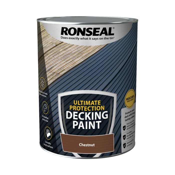 Picture of Ronseal 5ltr Ultimate Protection Decking Paint Chestnut