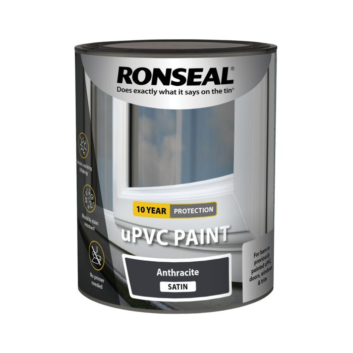 Picture of Ronseal 750ml Upvc Paint Anthracite Satin
