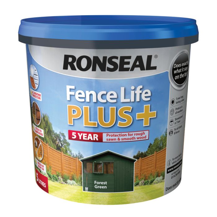 Picture of Ronseal 5ltr Fencelife Plus Forest Green