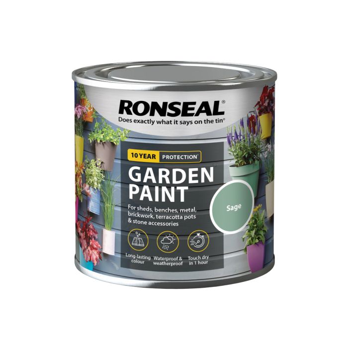 Picture of Ronseal 250ml  Garden Paint Sage
