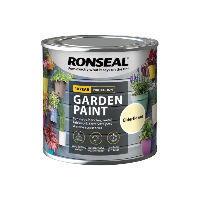 Picture of Ronseal 250ml  Garden Paint Elderflower