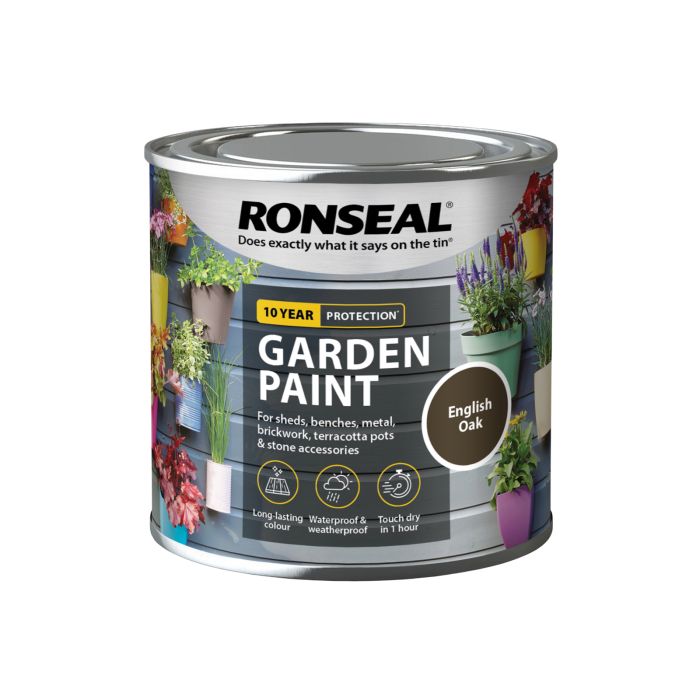 Picture of Ronseal 250ml  Garden Paint English Oak