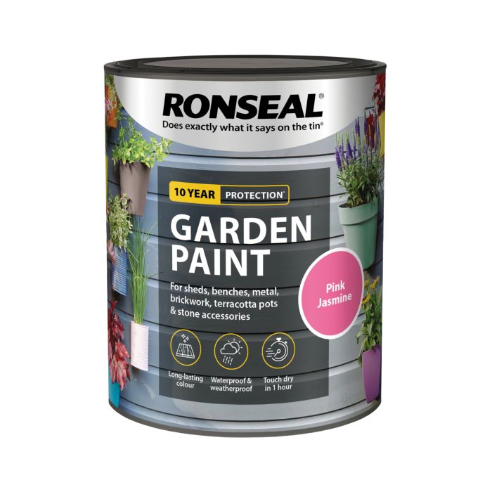 Picture of Ronseal 750ml Garden Paint Pink Jasmine