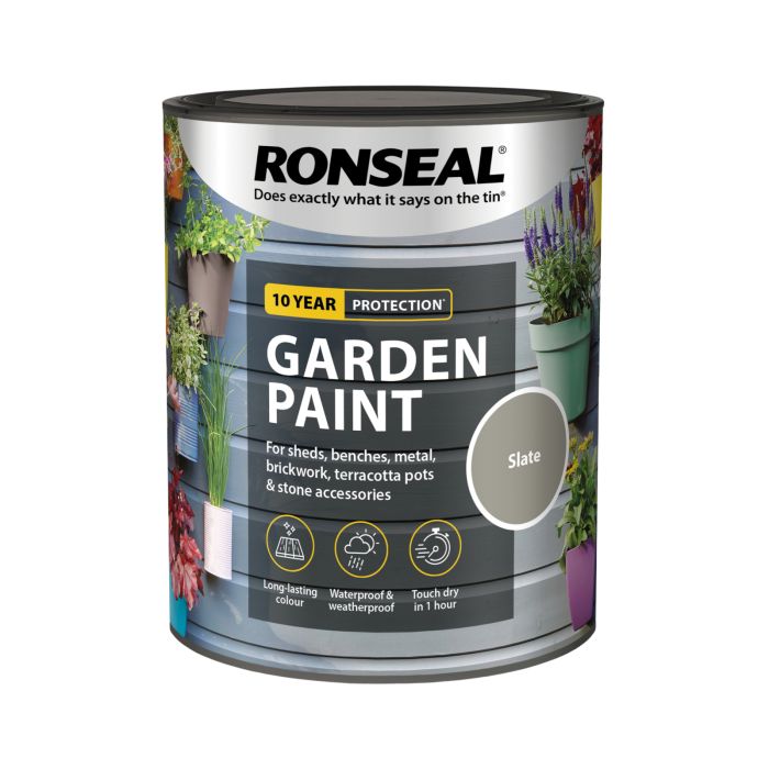 Picture of Ronseal 750ml Garden Paint Slate